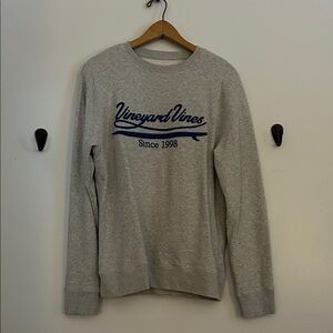 Vineyard Vines Heather Gray Crewneck Sweater
